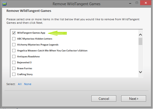 Uninstall The WildTangent Games App (PC) – Help Center